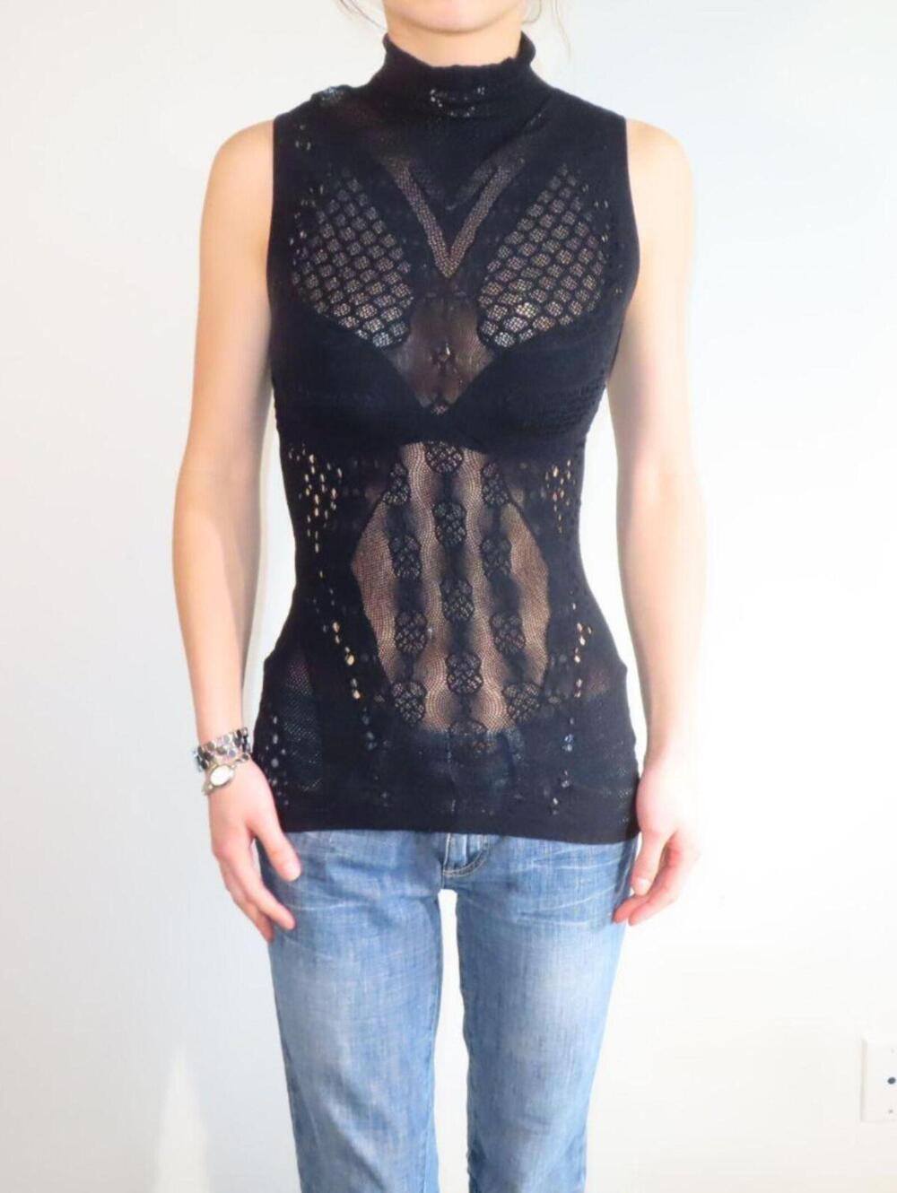 Cache Women's Black Bodysuit - Picture 5 of 5